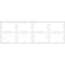 Ekena Millwork Set of Four Panels for 94 1/2"W x 32 1/4"H Fleming Fretwork Wainscot Wall Paneling WPKP16X01X47FMG - alternate 5